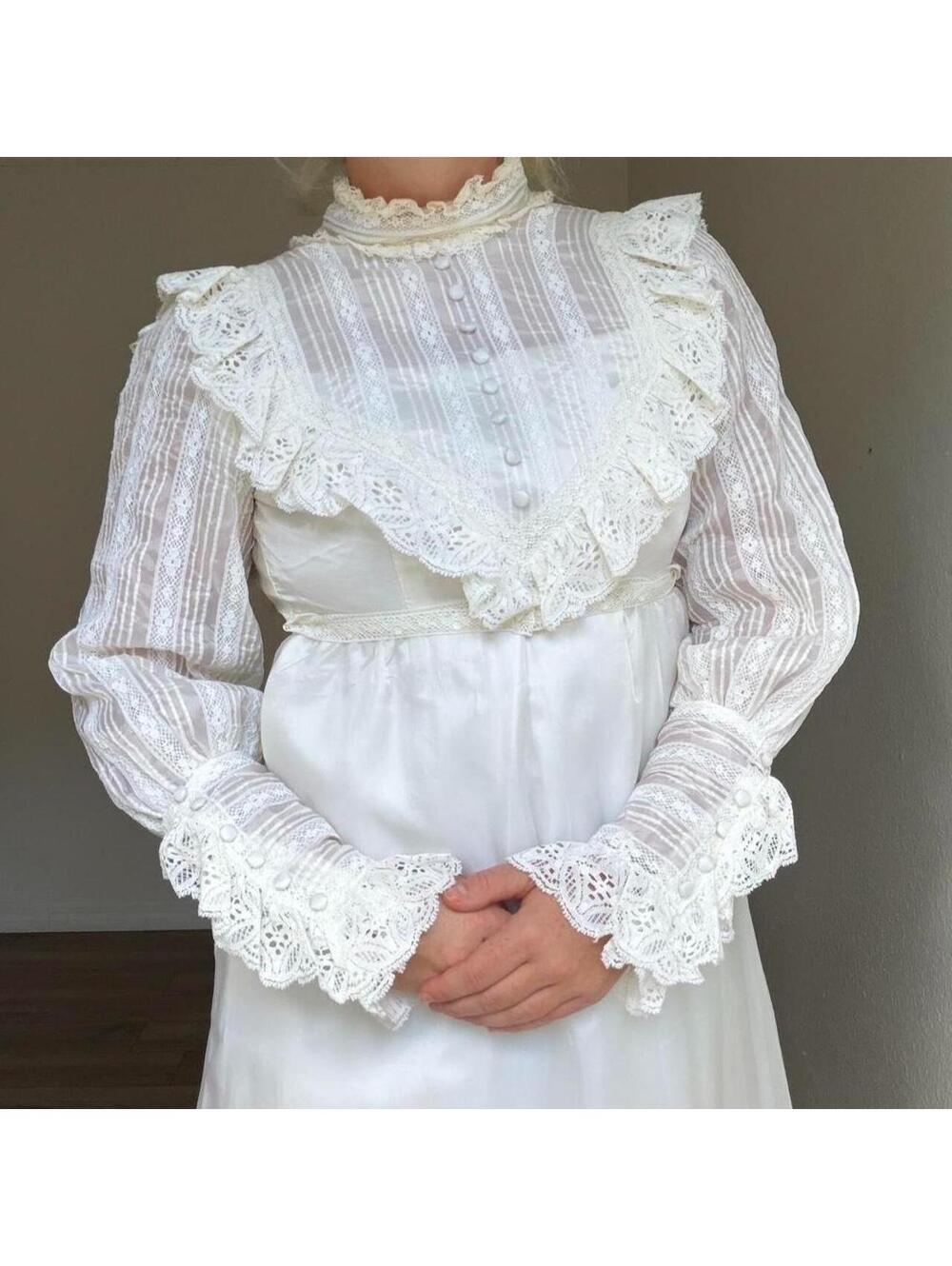 VINTAGE 70s PRARIE DRESS